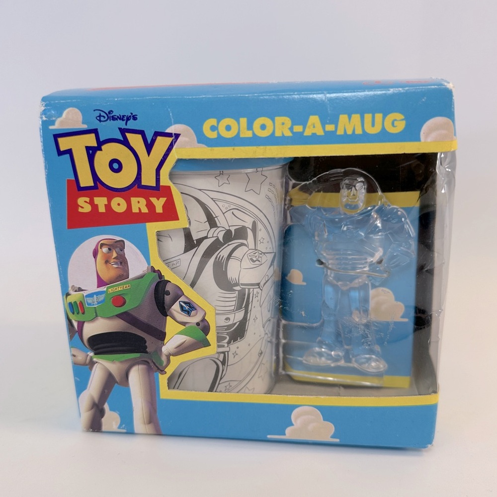 NIB VTG Disney’s Toy Story Buzz and Woody Plastic Color A Mug with 3 Options
